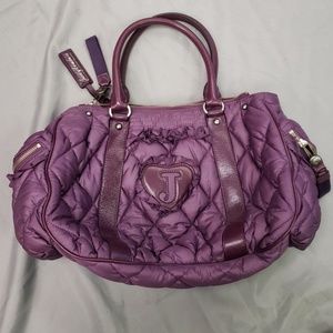 Large JUICY COUTURE purple purse